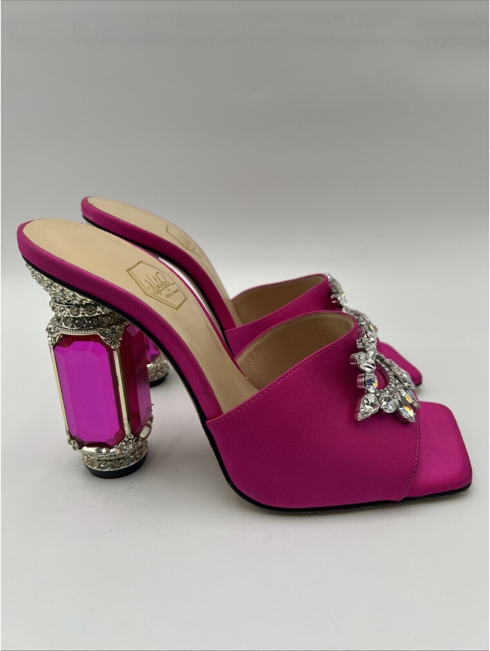 Women’s Nalebe Designer Shoes Aurum Mule Pink Size 36